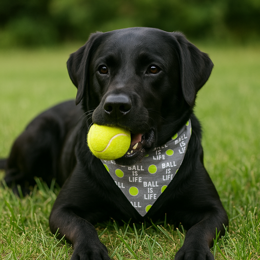Ball is Life Dog Bandana