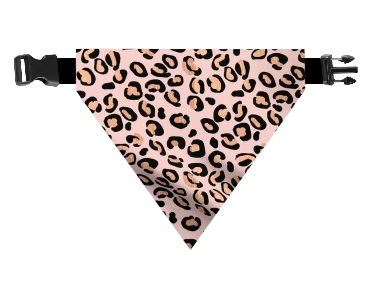 Pink Animal Print Dog Bandana