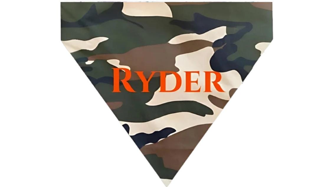 Camouflage Dog Bandana