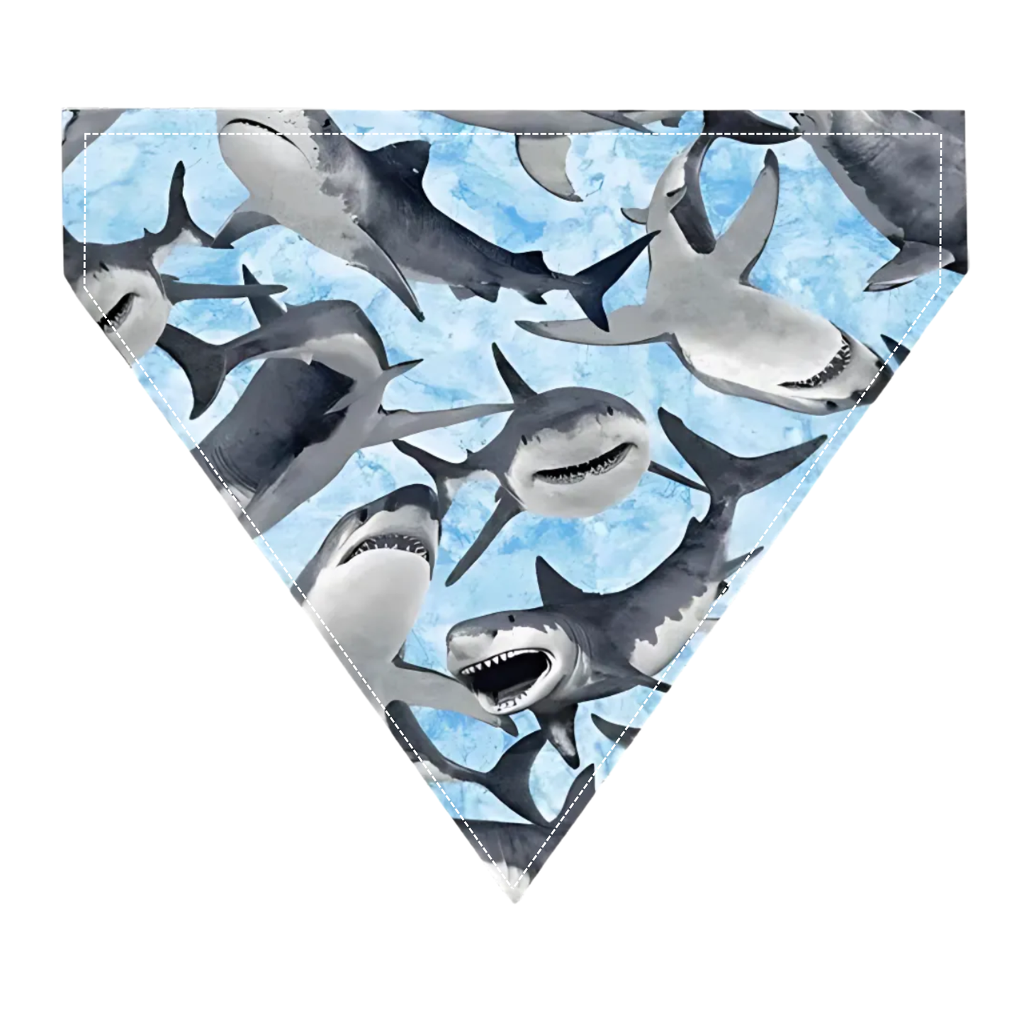 Sharks Dog Bandana