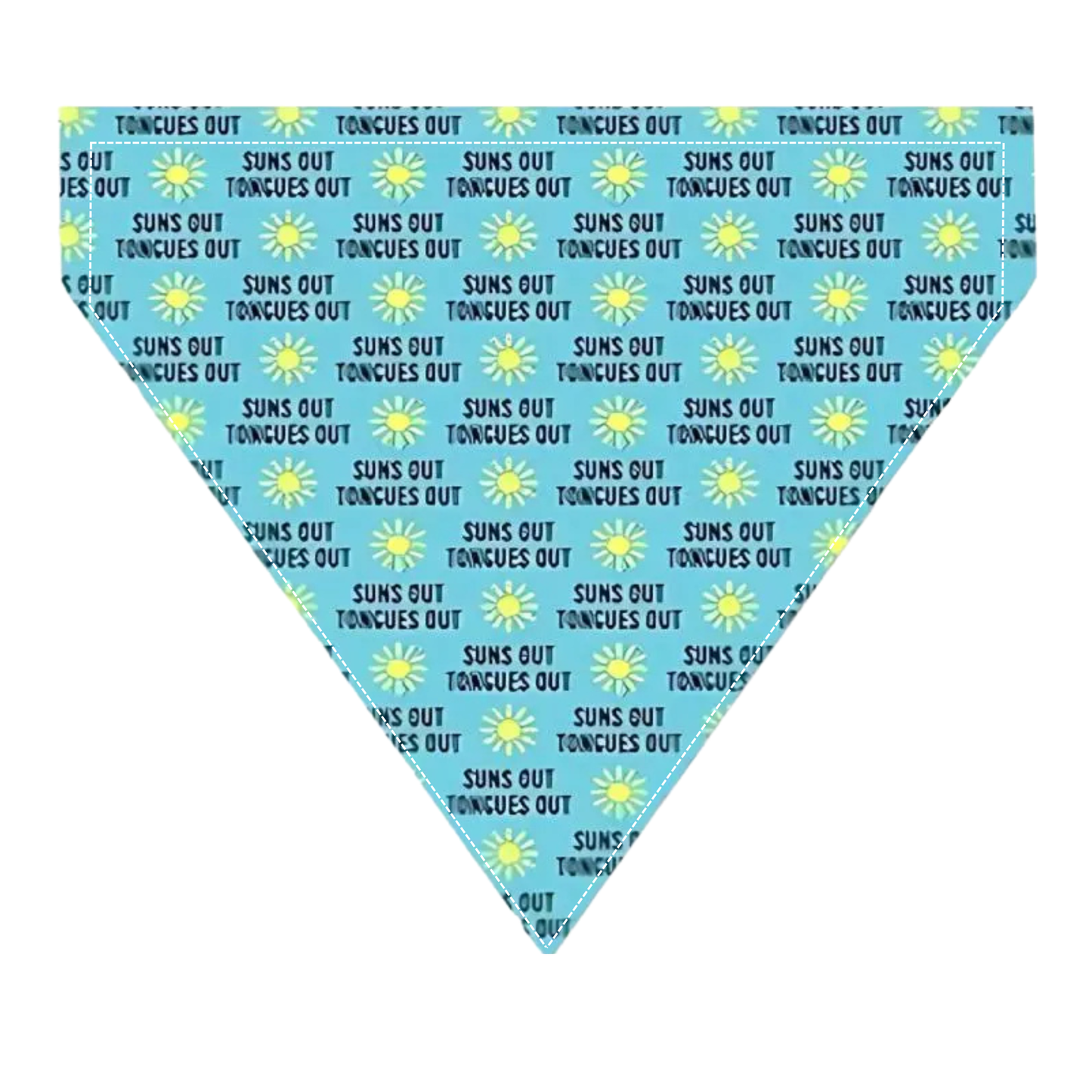 Suns Out Tongues Dog Bandana