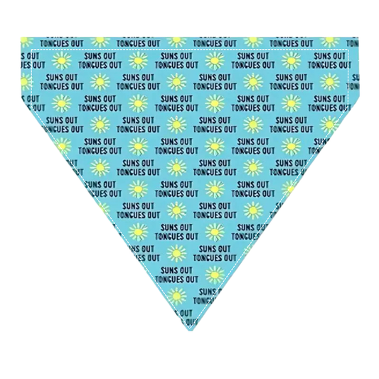 Suns Out Tongues Dog Bandana