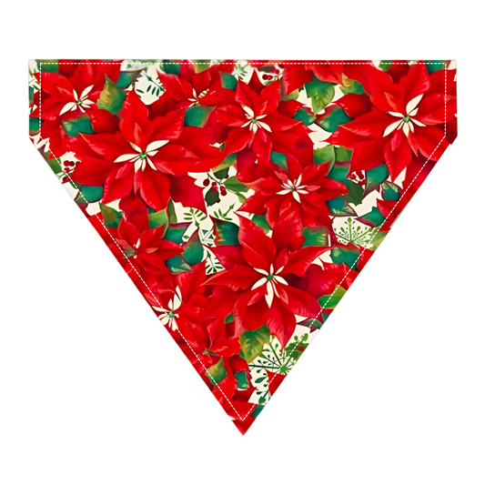 Holiday Poinsettia Dog Bandana