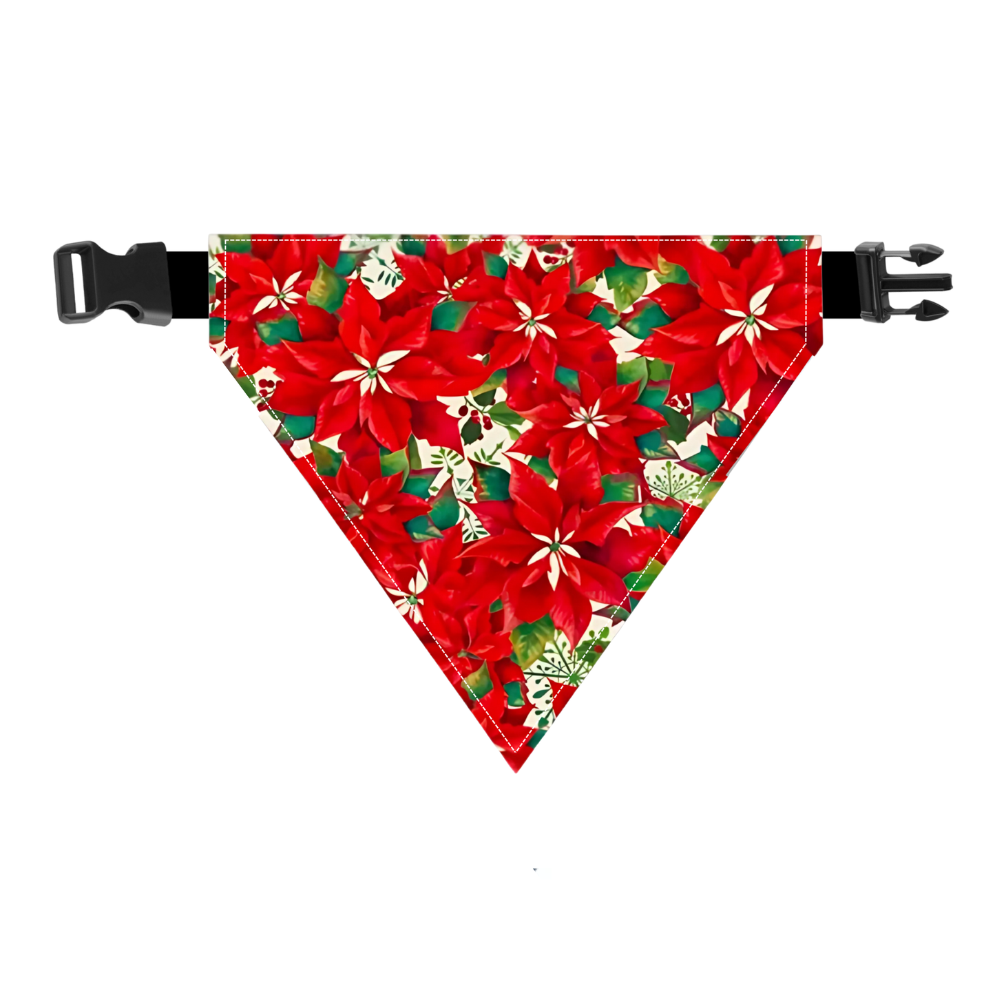 Holiday Poinsettia Dog Bandana