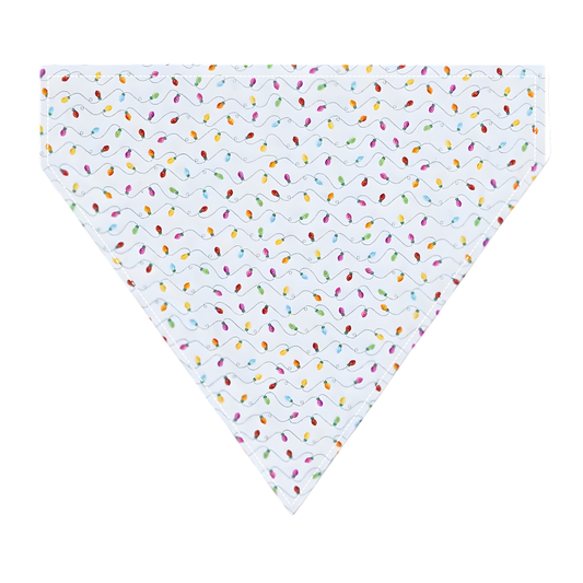 Holiday Lights Dog Bandana