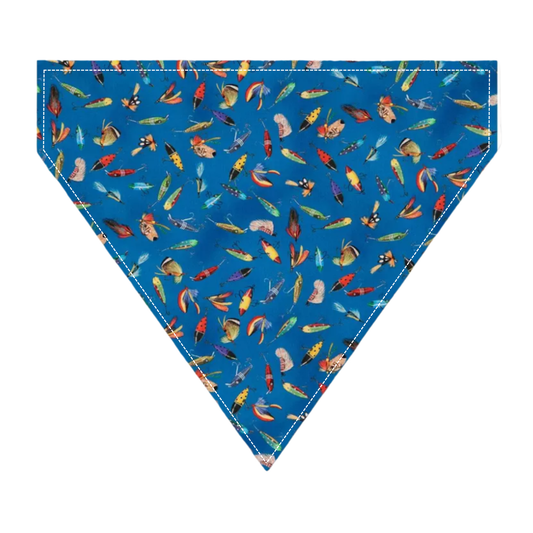 Gone Fishin' Dog Bandana
