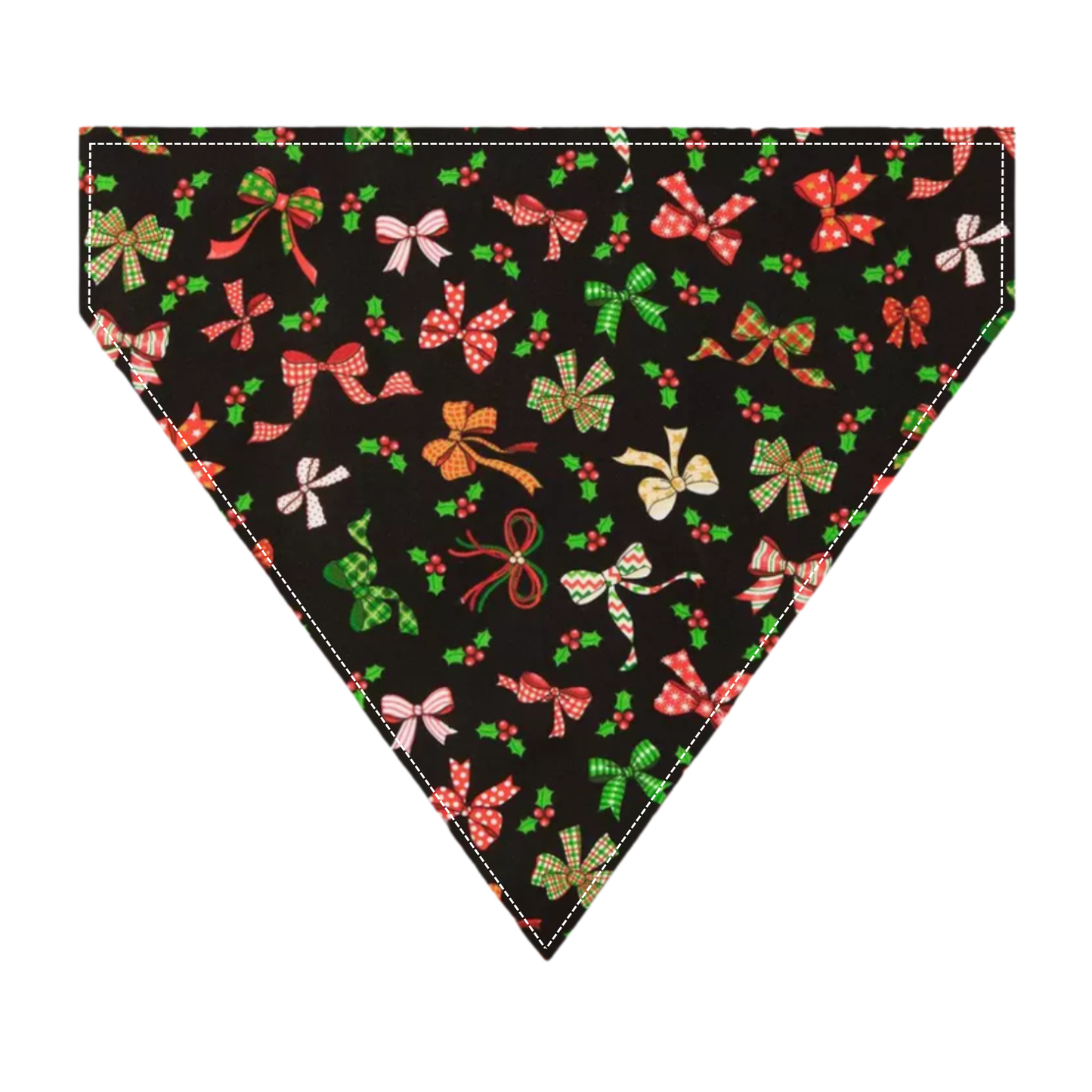 Christmas Bows Dog Bandana