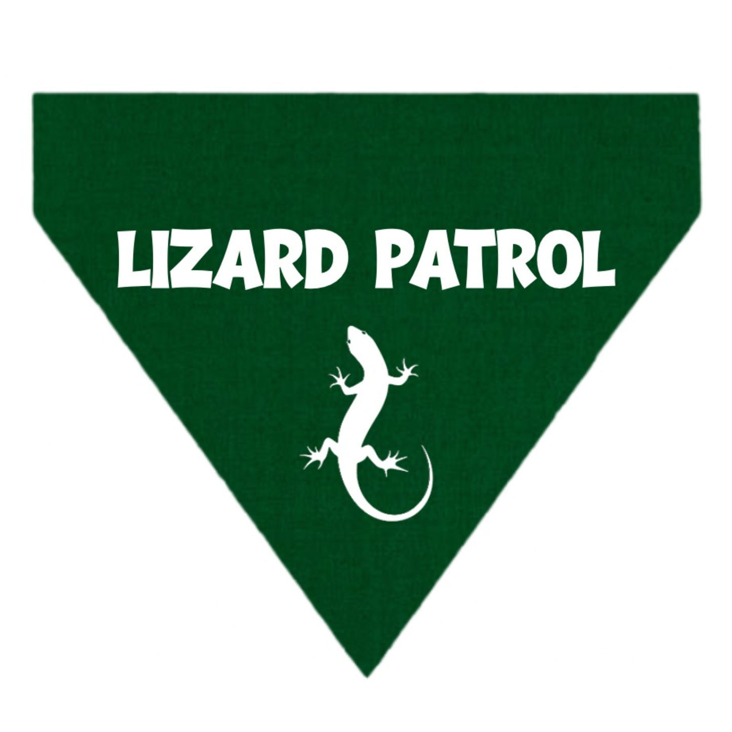 Lizard Patrol Dog Bandana