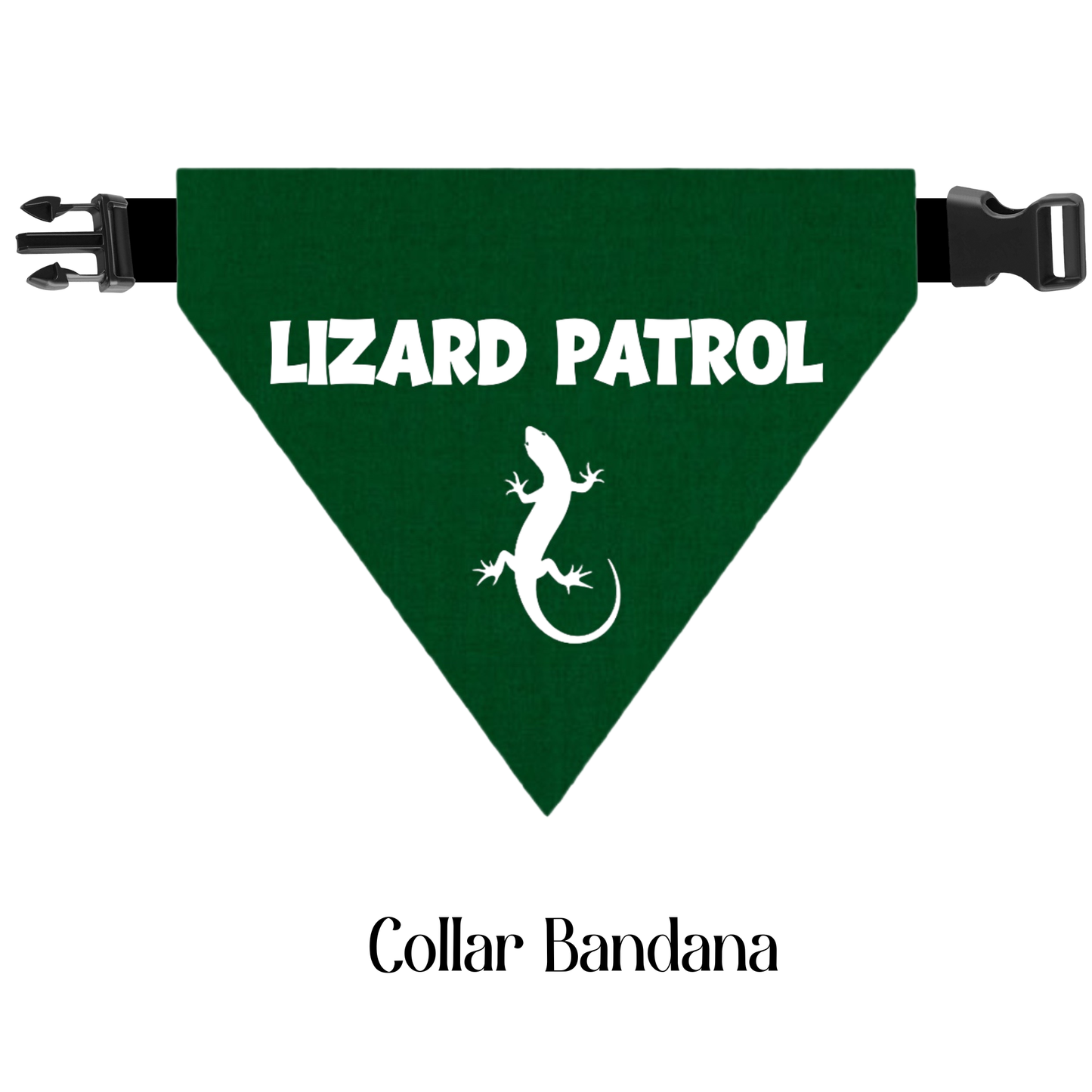 Lizard Patrol Dog Bandana