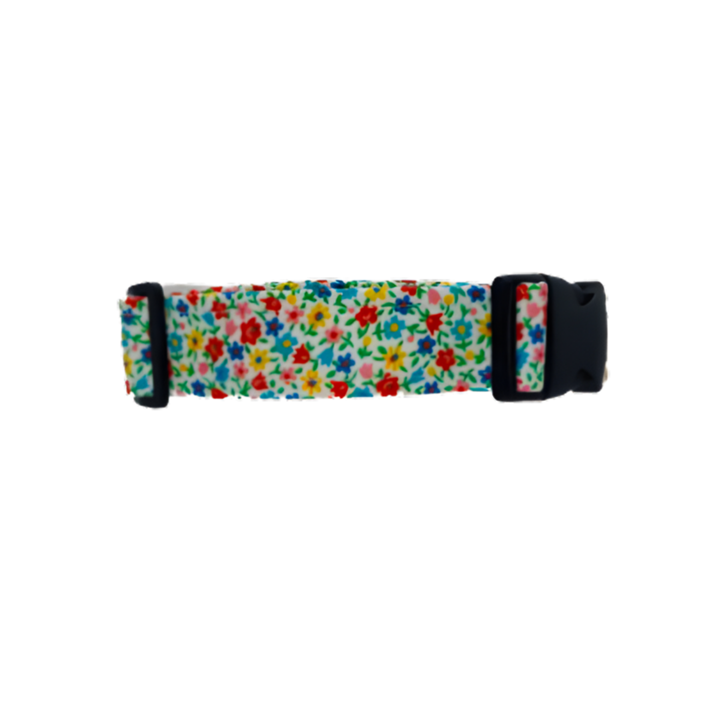 Mini Floral Fabric Dog Collar