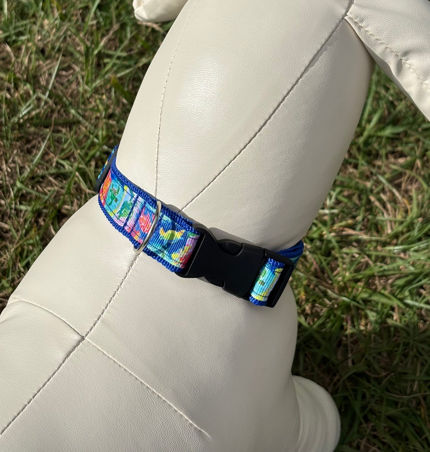 Sea Turtle Tie Dye Dog Collar