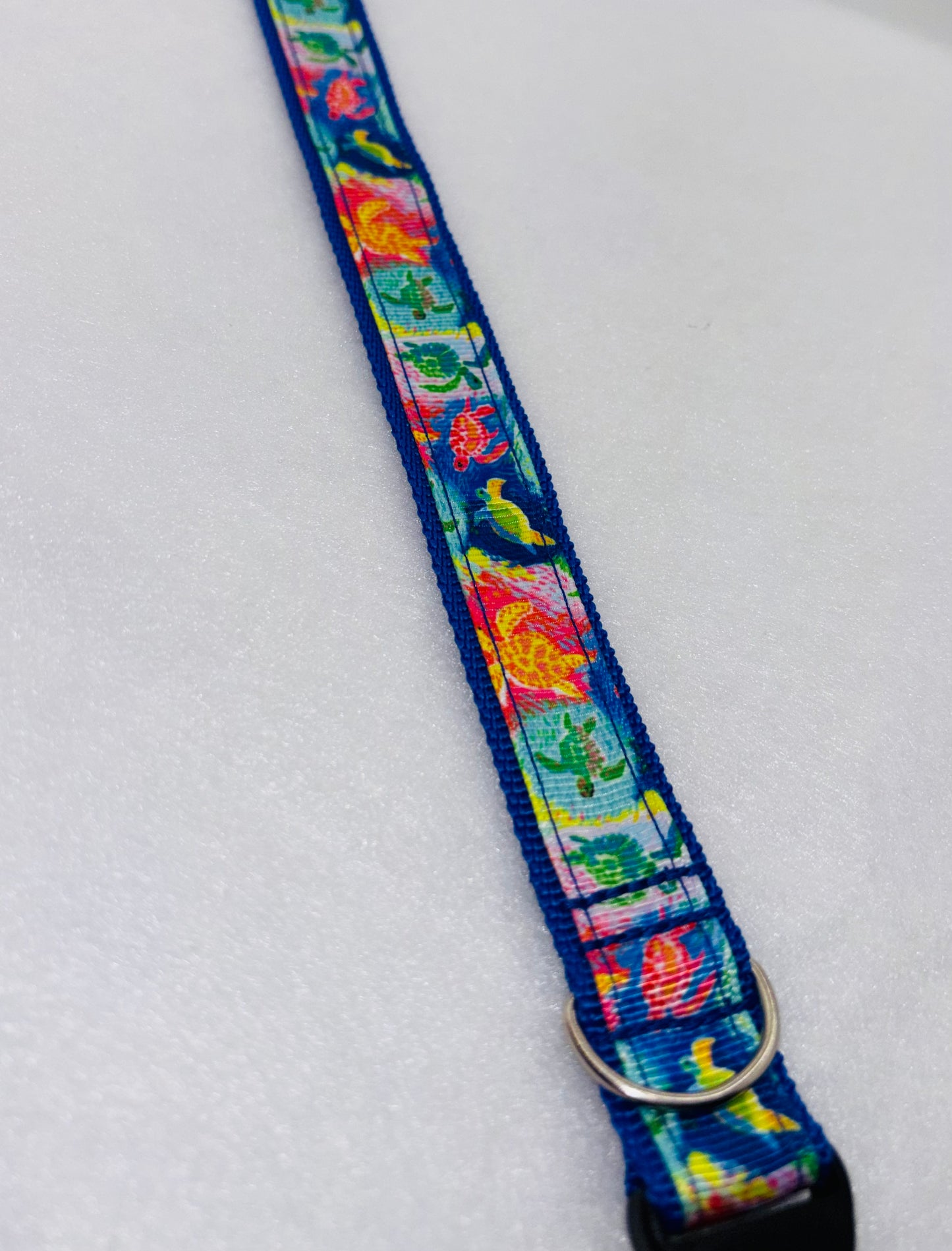 Sea Turtle Tie Dye Dog Collar