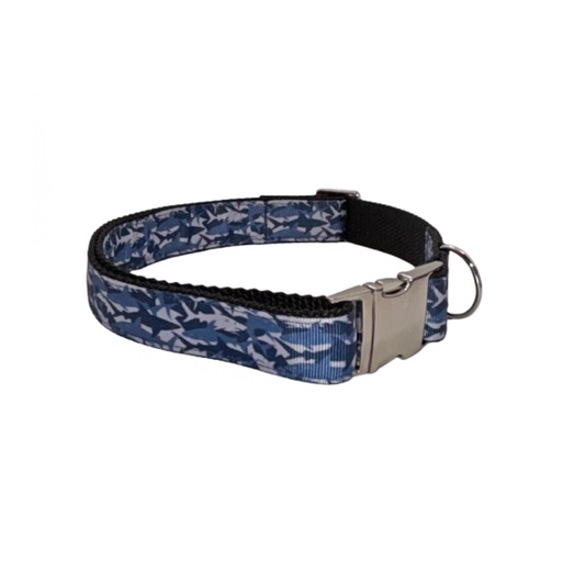 Sharks Camo Dog Collar