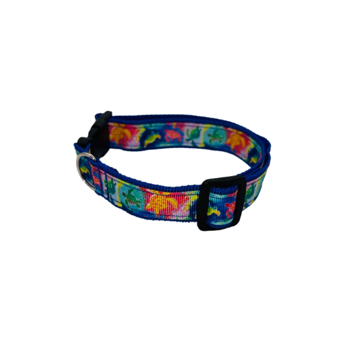 Sea Turtle Tie Dye Dog Collar